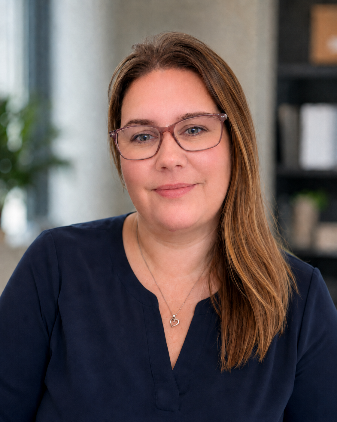 Amber Larson, owner of Briarwood Bookkeeping